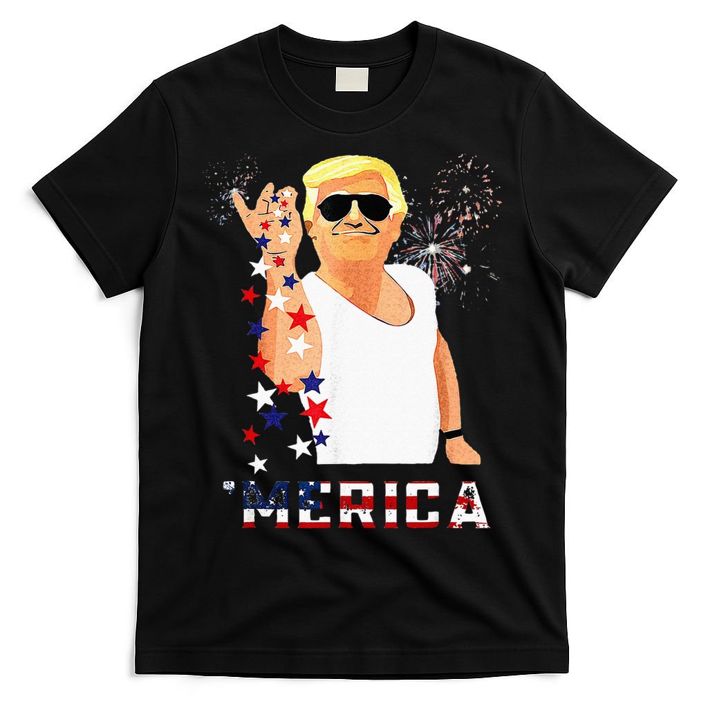 Funny Trump Salt Merica Freedom 4th Of July Gifts T-Shirt