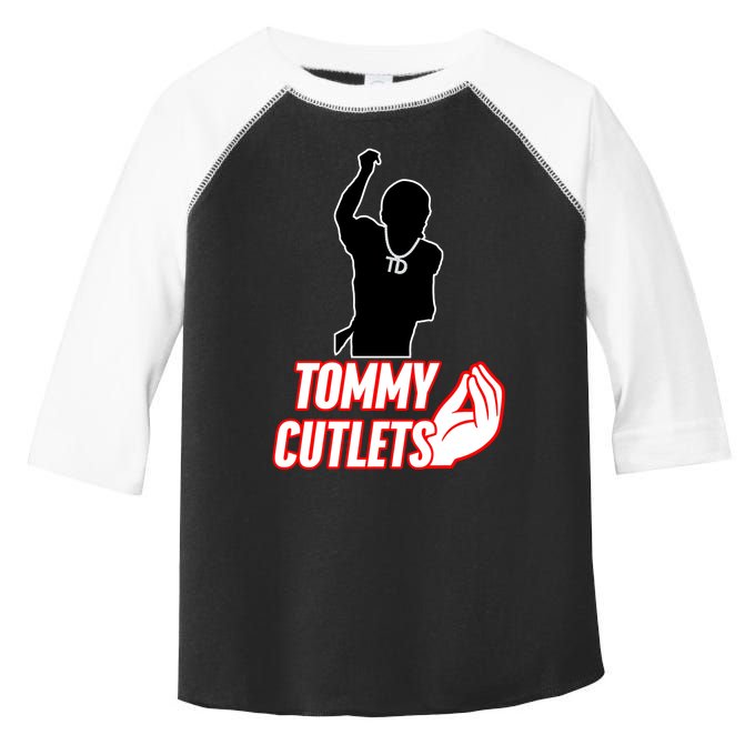 Football Td Tommy Cutlets Diamond Chain New York Italian Toddler Fine Jersey T-Shirt