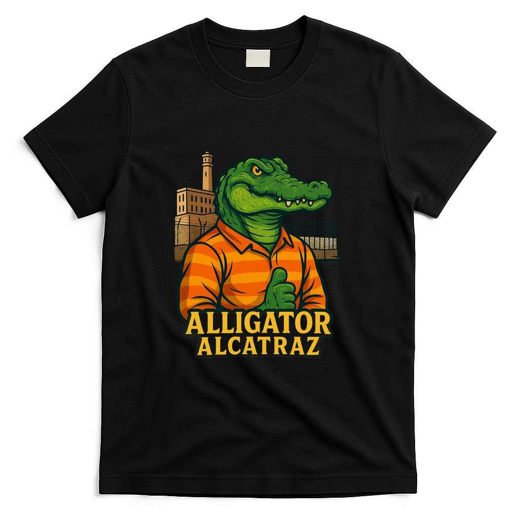 Funny Thumbs Up Alligator Alcatraz T-Shirt