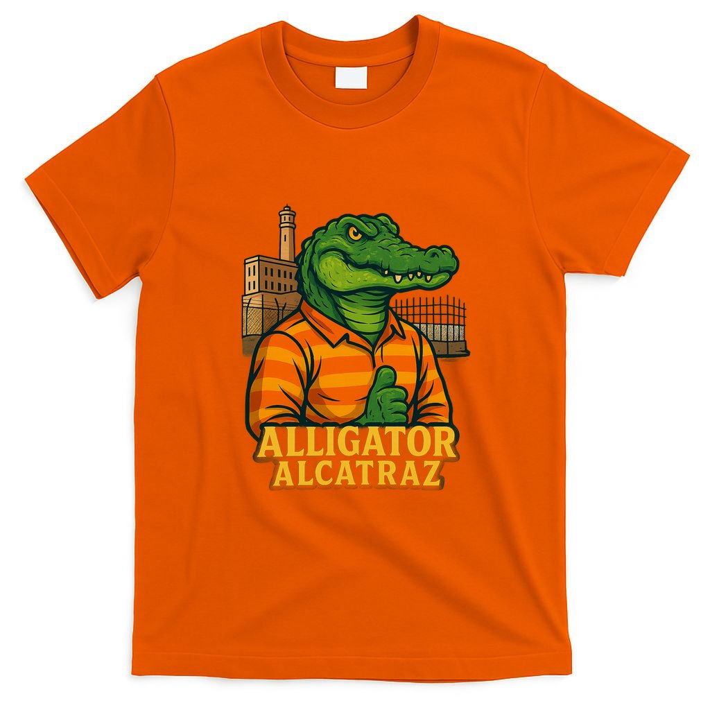 Funny Thumbs Up Alligator Alcatraz T-Shirt