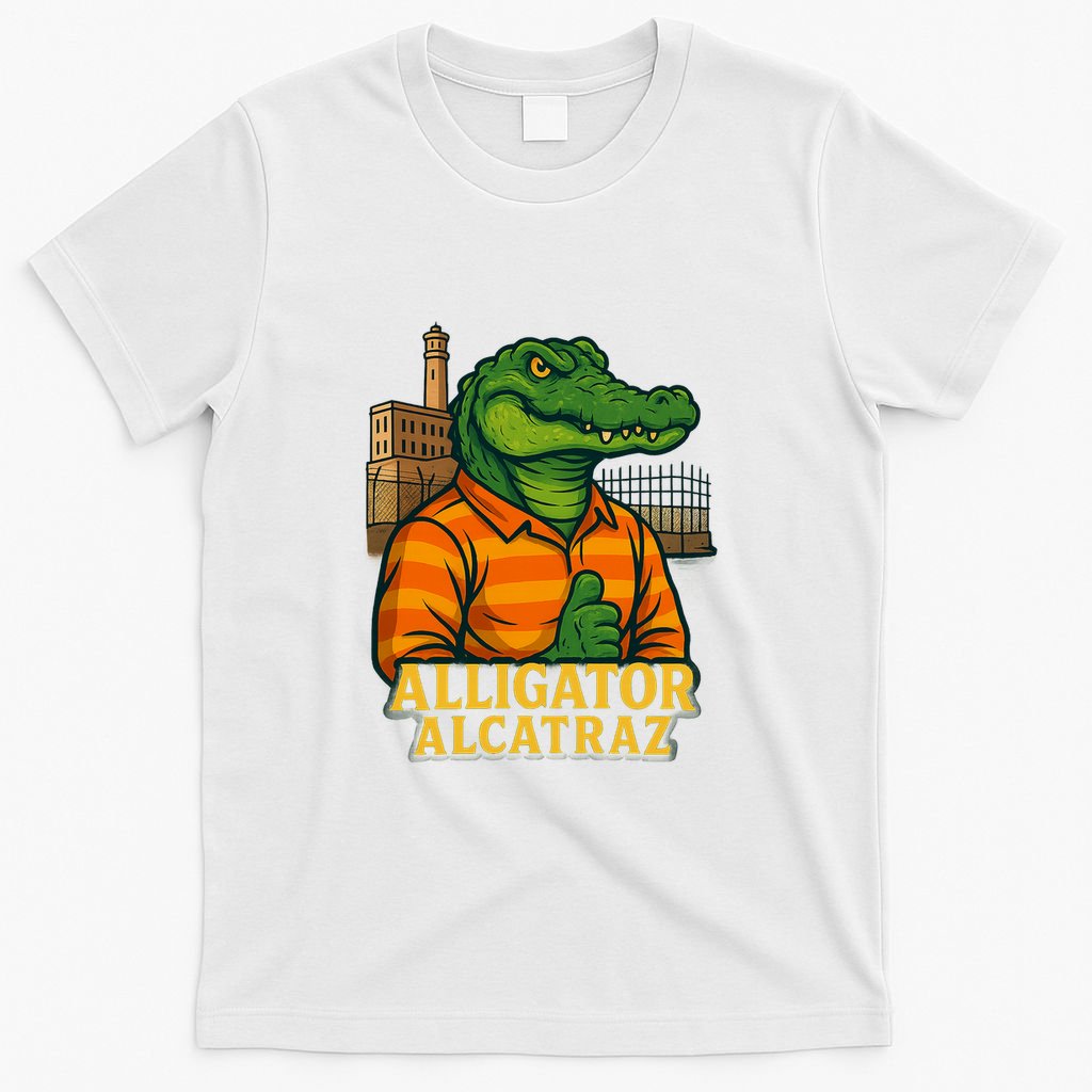 Funny Thumbs Up Alligator Alcatraz T-Shirt