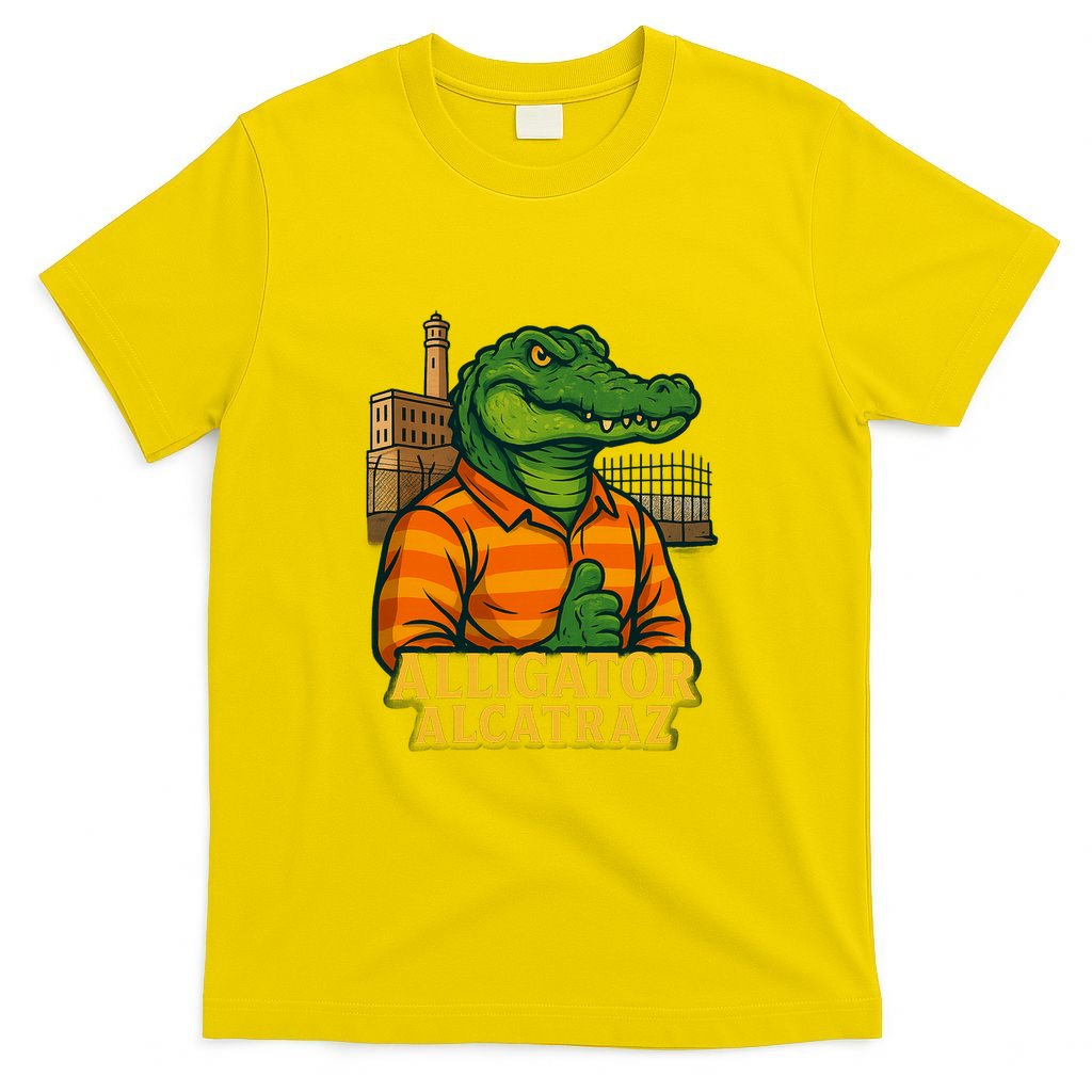 Funny Thumbs Up Alligator Alcatraz T-Shirt