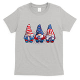 Funny USA American Flag 4th Of July Gnomes T-Shirt