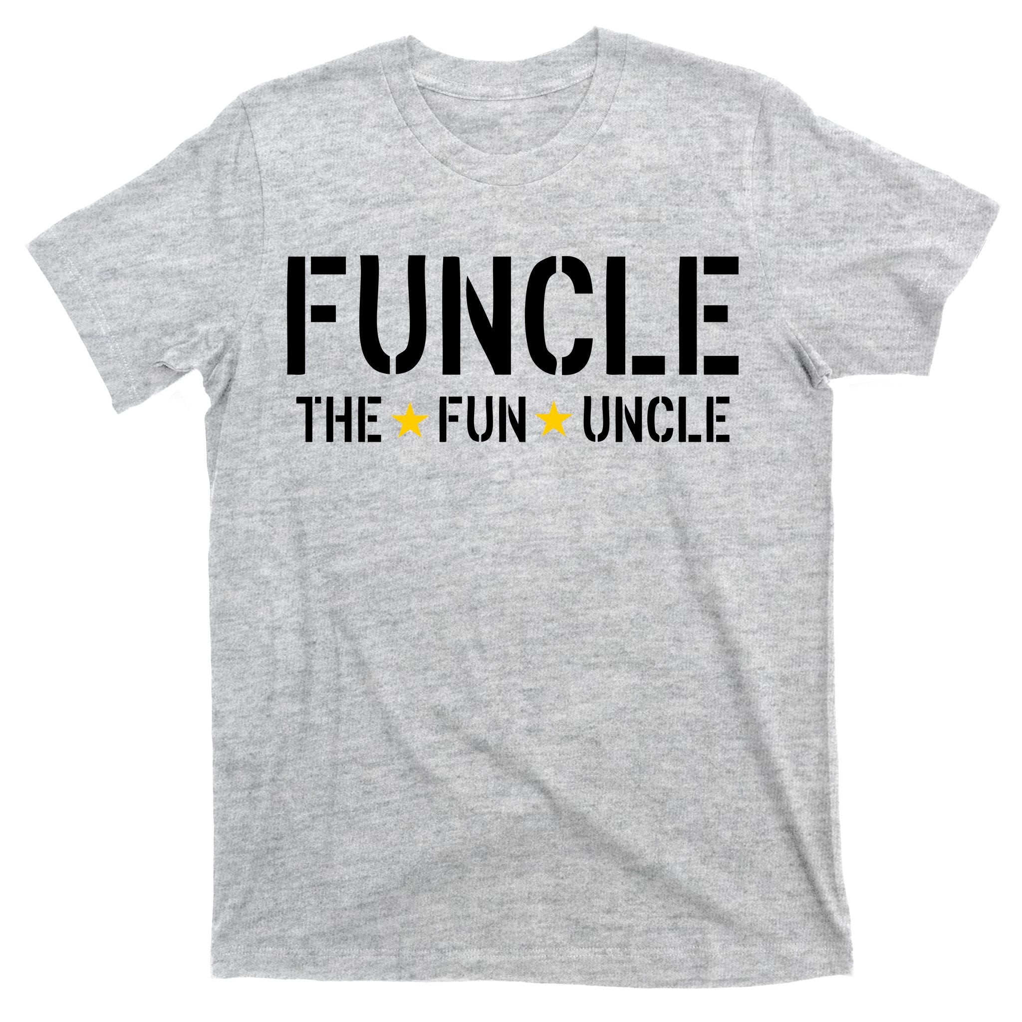 Funcle The Fun Uncle Army Stars T-Shirt