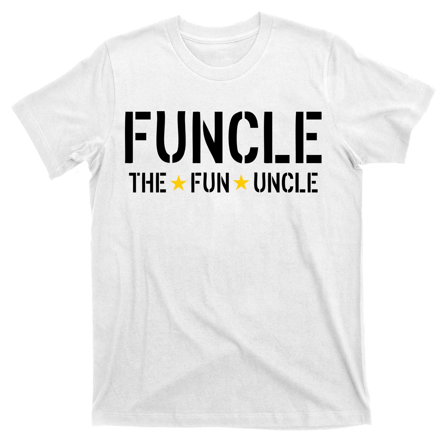 Funcle The Fun Uncle Army Stars T-Shirt