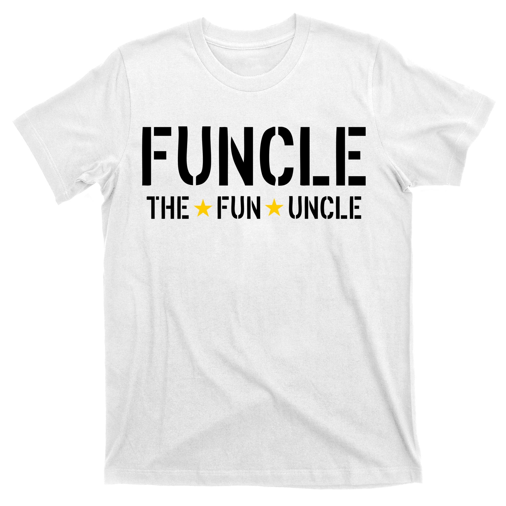 Funcle The Fun Uncle Army Stars T-Shirt
