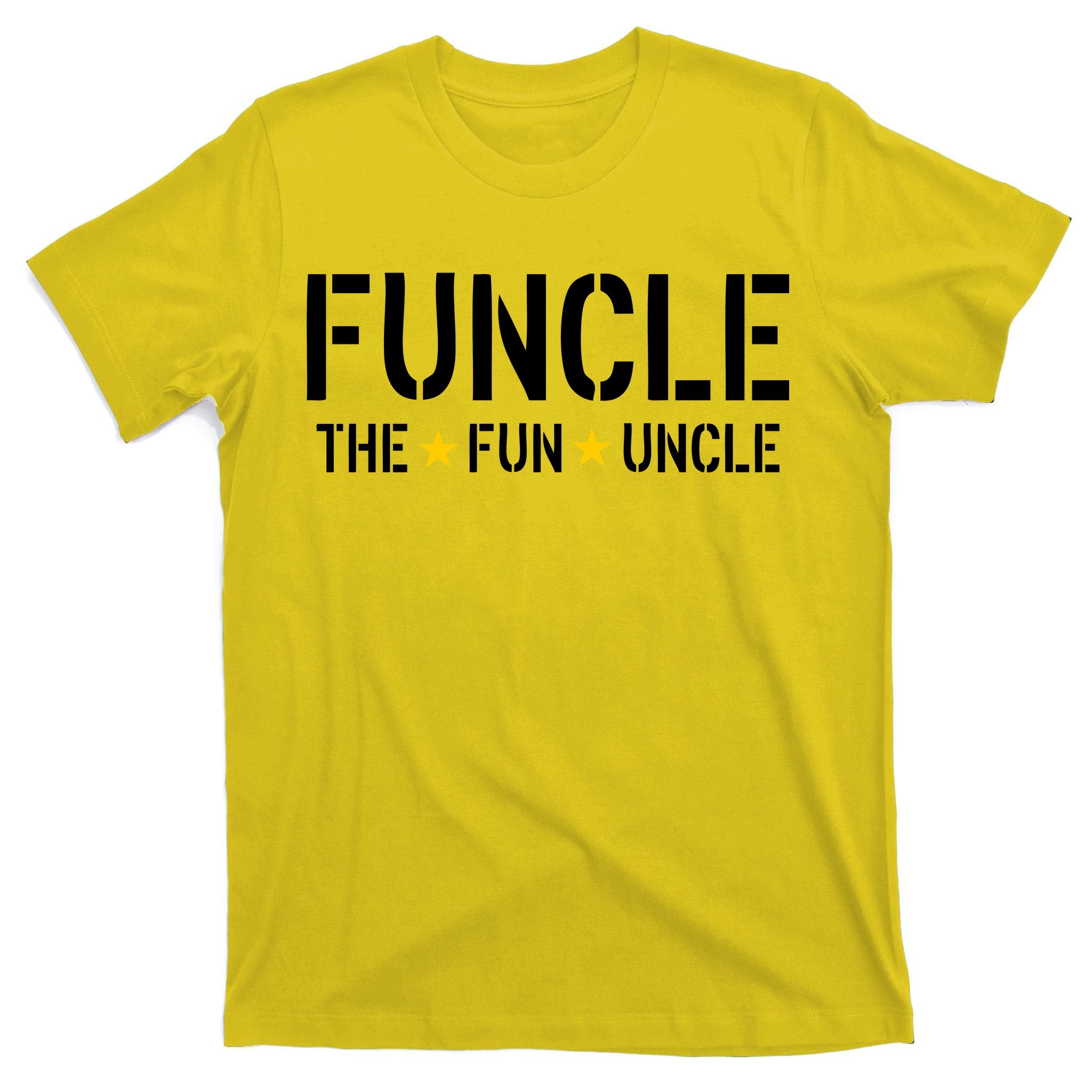 Funcle The Fun Uncle Army Stars T-Shirt