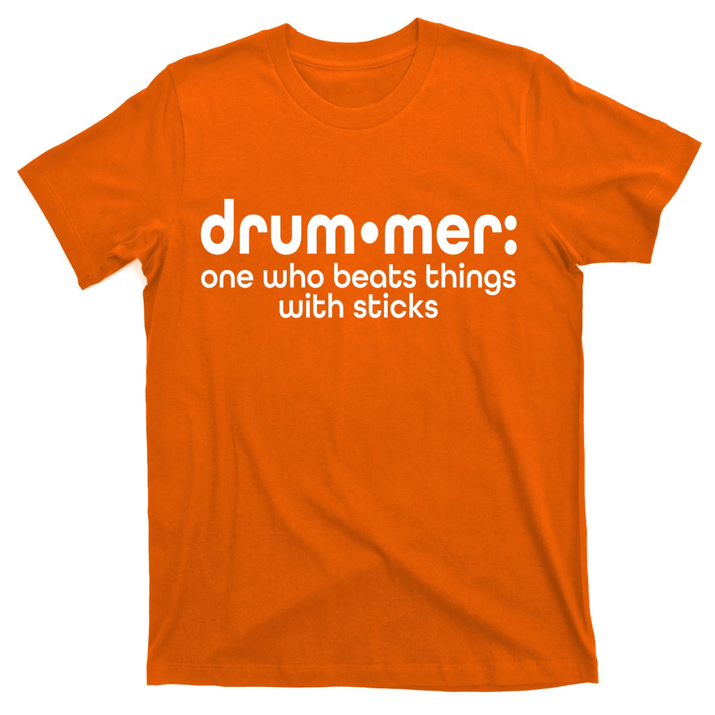 Funny Drummer Definition Beats With Sticks T-Shirt