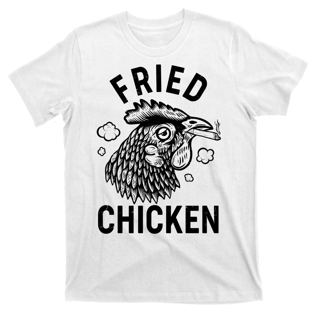 Funny Fried Chicken Smoking Joint T-Shirt