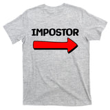Funny Impostor Arrow -Among Us T-Shirt