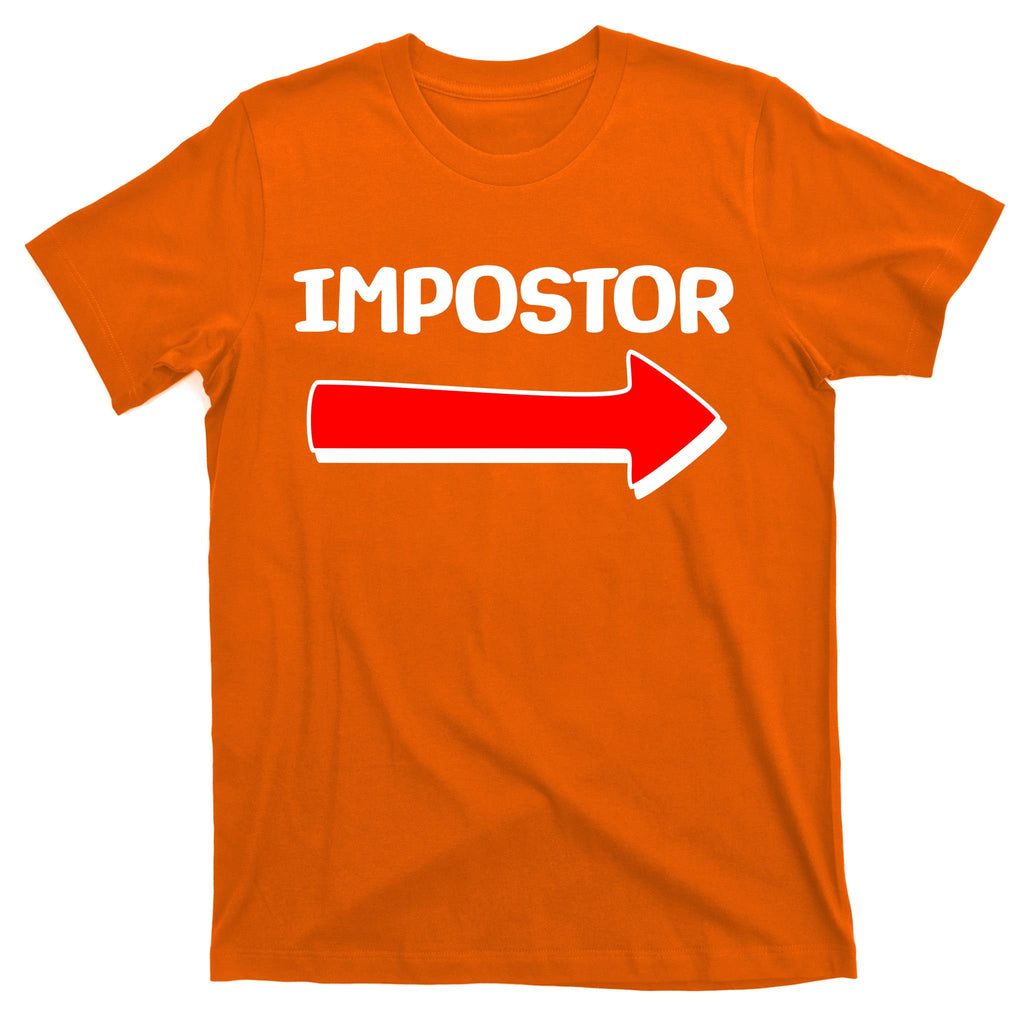 Funny Impostor Arrow -Among Us T-Shirt