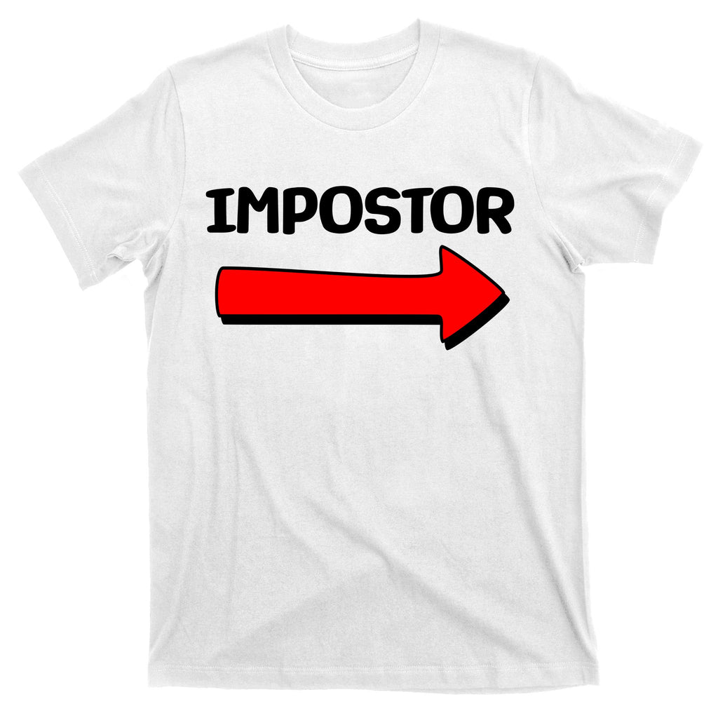 Funny Impostor Arrow -Among Us T-Shirt