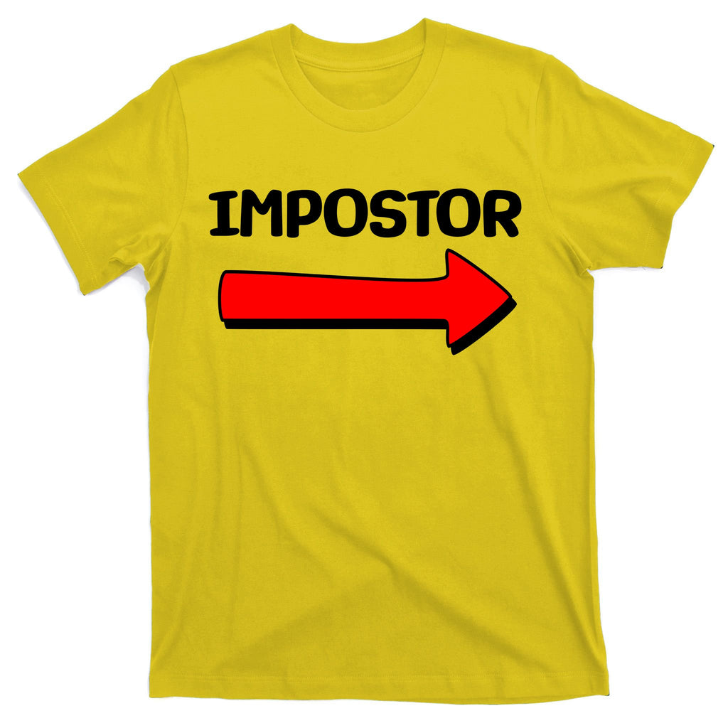 Funny Impostor Arrow -Among Us T-Shirt