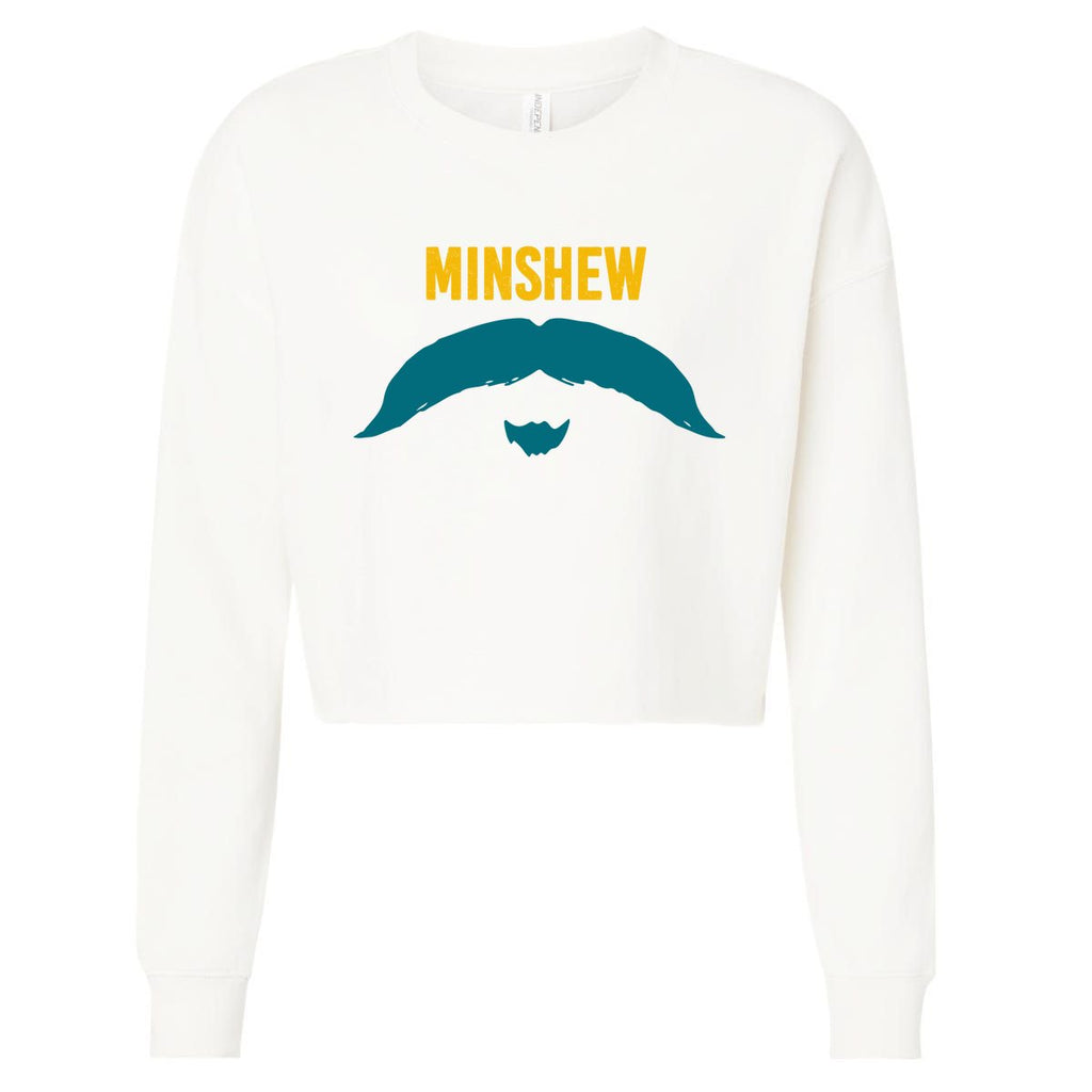 Funny Jacksonville Football Minshew Fan Cropped Pullover Crew