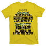 Funny Mother In law Awesome Son In Law T-Shirt