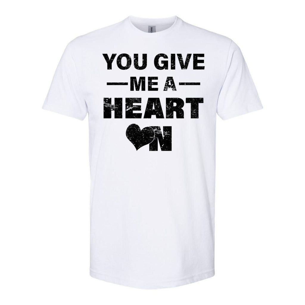 Funny Valentines Day Give Me A Heart On Softstyle CVC T-Shirt