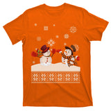 Funny Winter Snowman Ugly Christmas T-Shirt