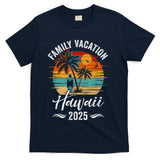 Family Vacation 2025 Vintage Hawaii Summer Matching Trip T-Shirt