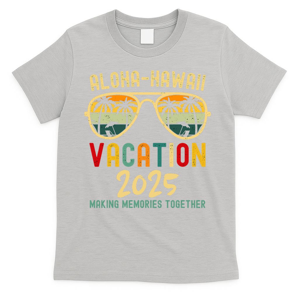 Family Vacation 2025 Aloha Hawaii Hawaiian Summer Matching T-Shirt