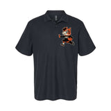 Funny Vintage Running Tiger Football Logo Softstyle Adult Sport Polo