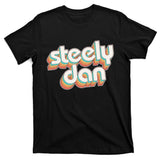 Funny Vintage Retro Steely Dan Logo T-Shirt
