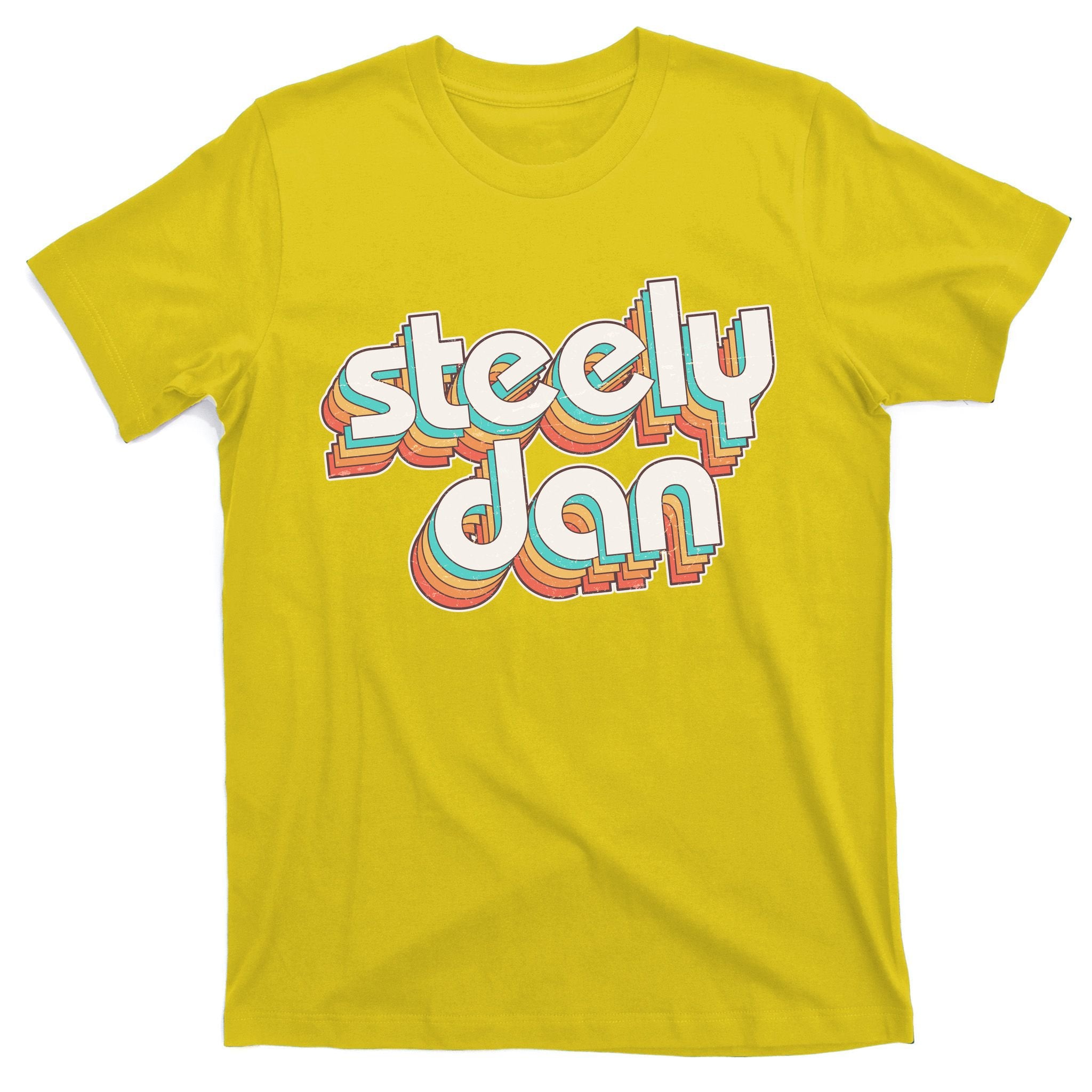 Funny Vintage Retro Steely Dan Logo T-Shirt
