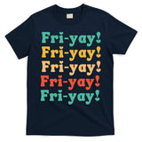 Funny Vintage Teacher Back To School Funny Friyay Teacher Life T-Shirt