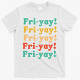 Funny Vintage Teacher Back To School Funny Friyay Teacher Life T-Shirt
