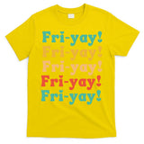 Funny Vintage Teacher Back To School Funny Friyay Teacher Life T-Shirt