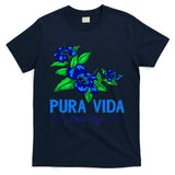 Family Vacation Tropical Flower Costa Rica Beach Pura Vida T-Shirt