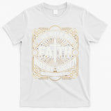 For We Walk Faith Not By Sight Christian Bible Verse T-Shirt