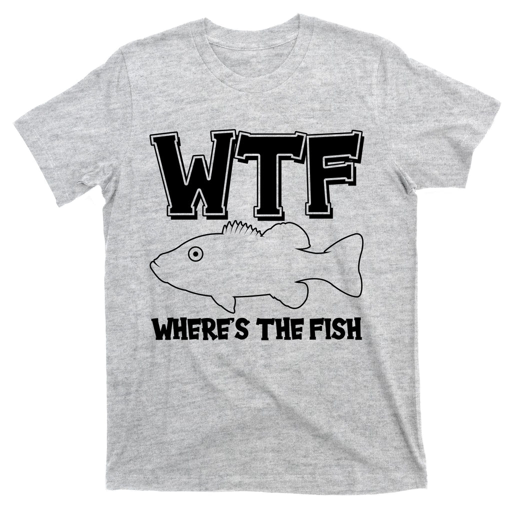 Funny WTF Wheres The Fish T-Shirt