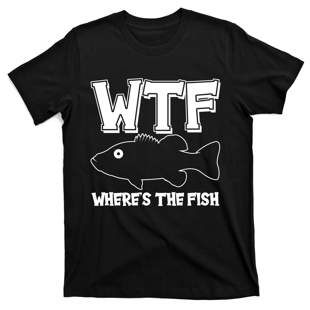 Funny WTF Wheres The Fish T-Shirt