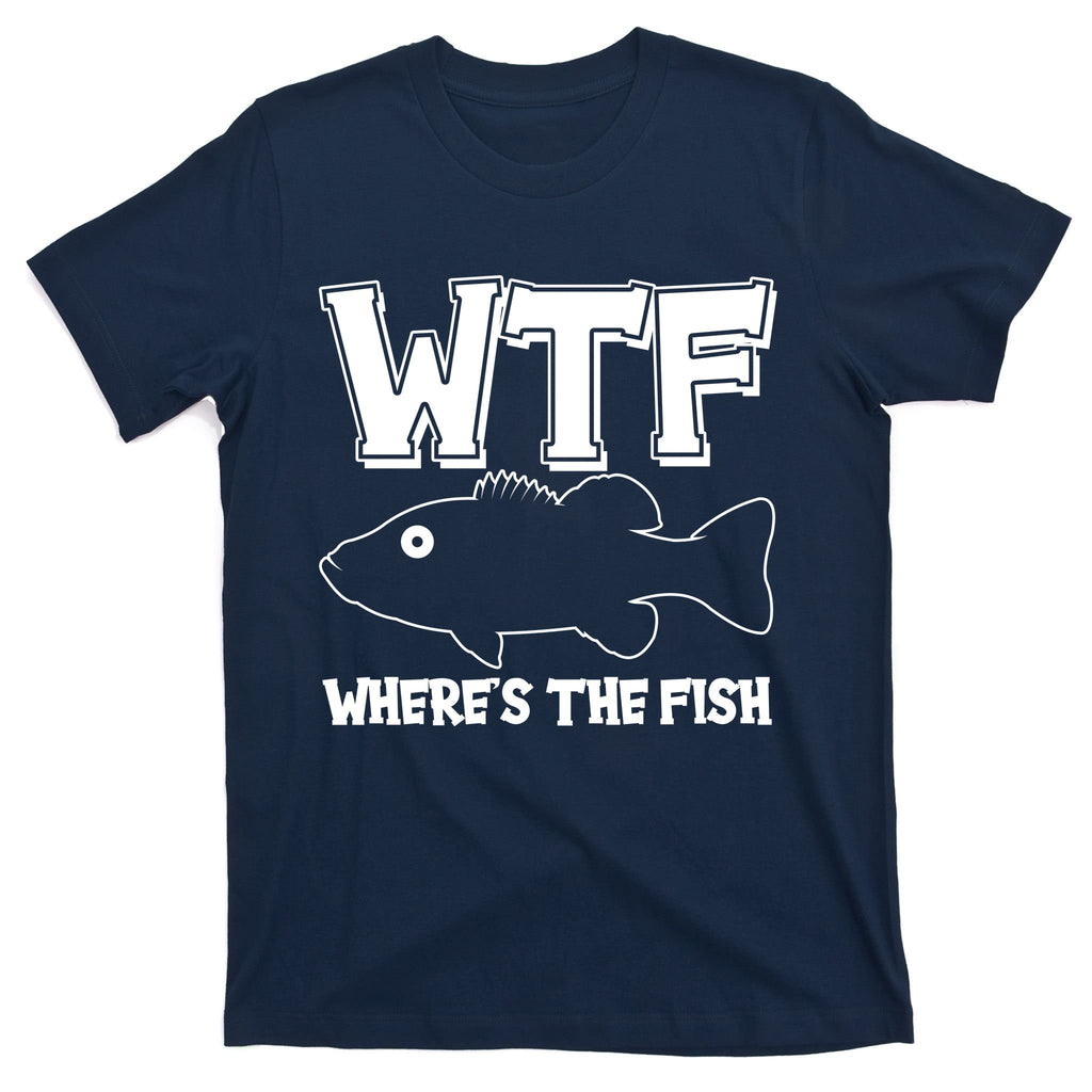 Funny WTF Wheres The Fish T-Shirt