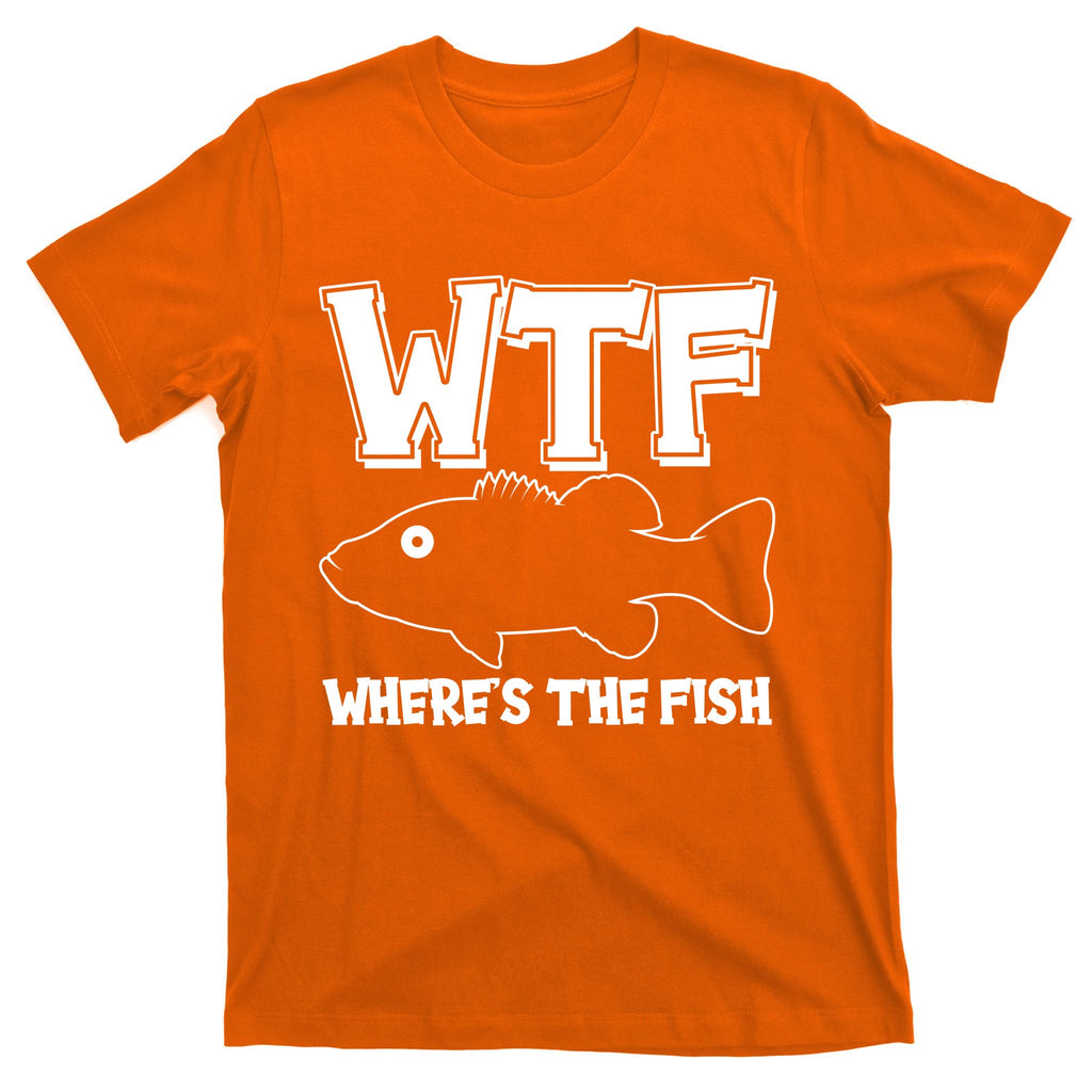 Funny WTF Wheres The Fish T-Shirt