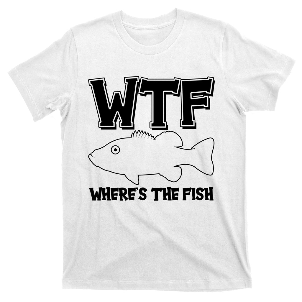 Funny WTF Wheres The Fish T-Shirt