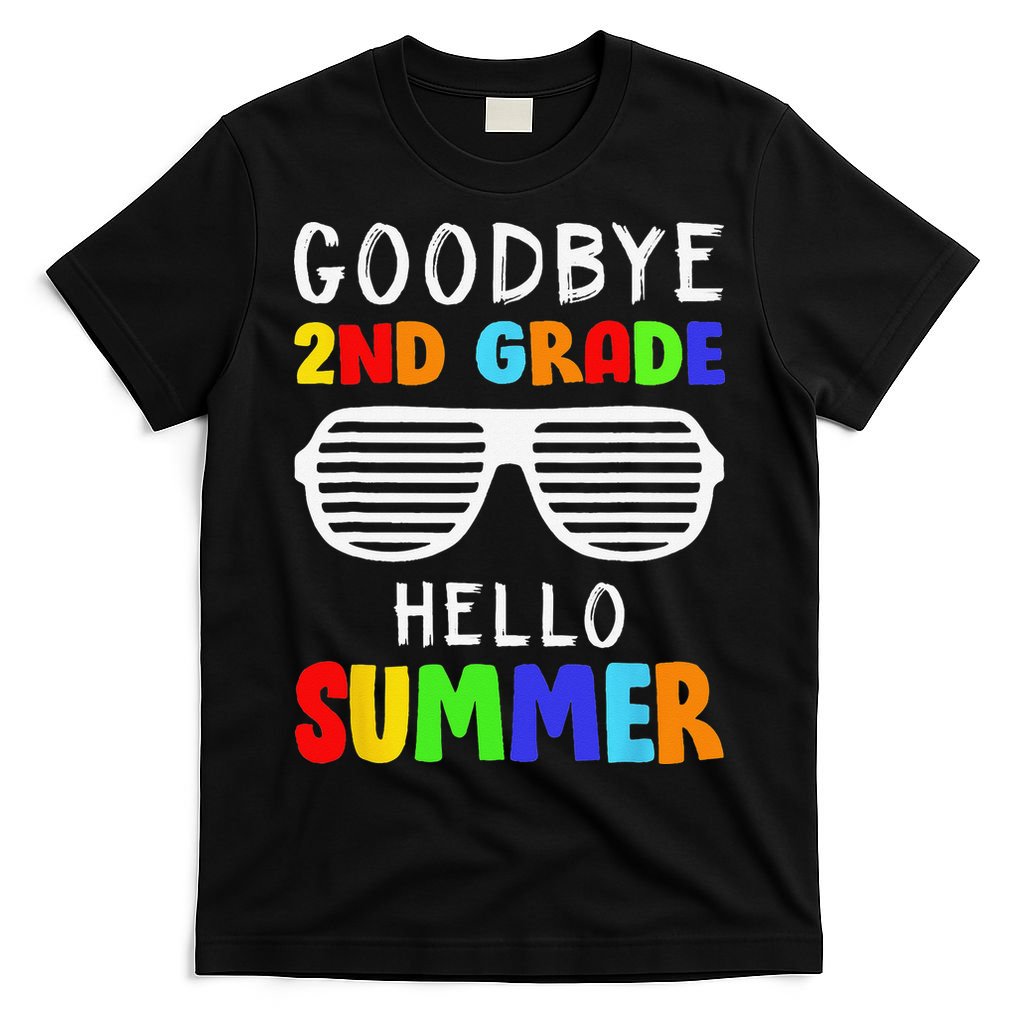 Goodbye 2nd Grade Hello Summer Last Day Of School T-Shirt