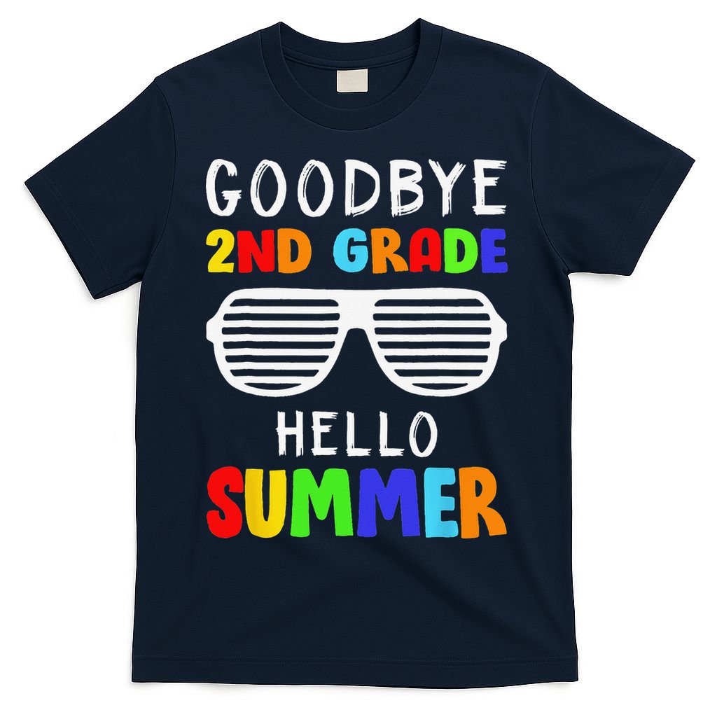 Goodbye 2nd Grade Hello Summer Last Day Of School T-Shirt