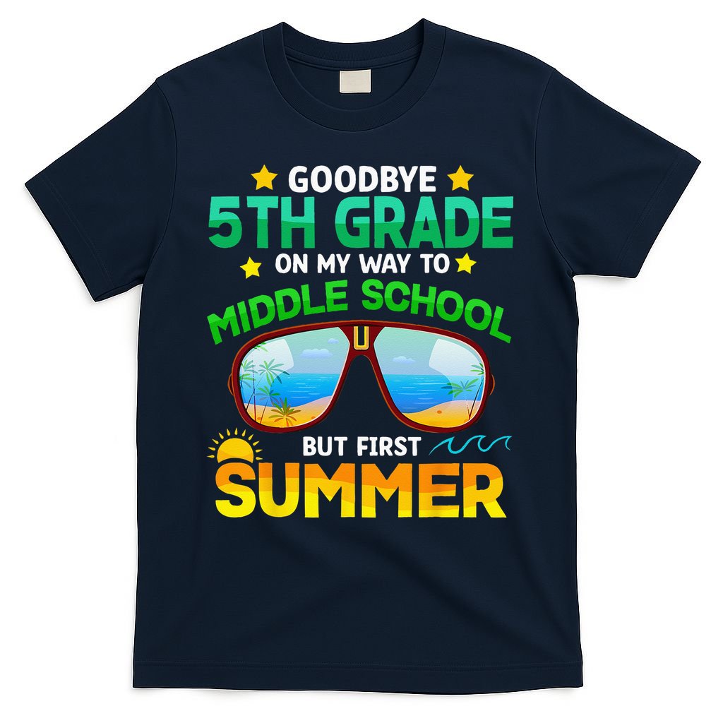Goodbye 5th Grade Graduation To 6th Grade Hello Summer T-Shirt