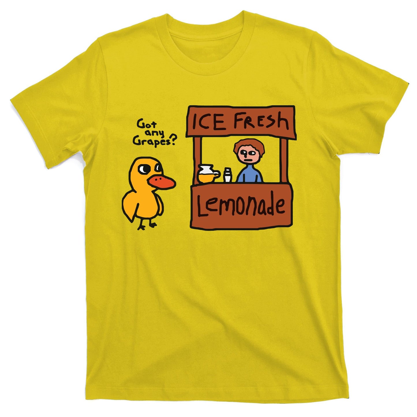 Got Any Grapes Duck Song Lemonade T-Shirt