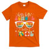 Groovy Bye Bye School Hello Pool Last Day Of School Summer T-Shirt