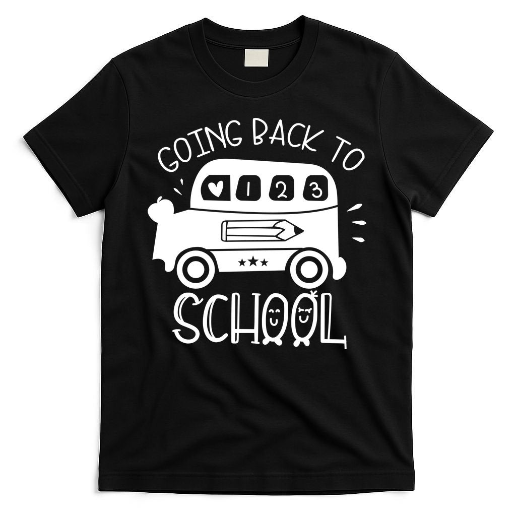 Going Back To School Cute Learning Bus T-Shirt