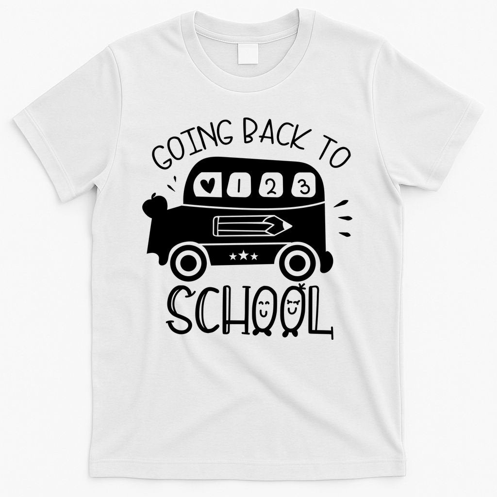 Going Back To School Cute Learning Bus T-Shirt