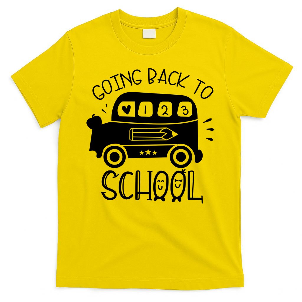 Going Back To School Cute Learning Bus T-Shirt
