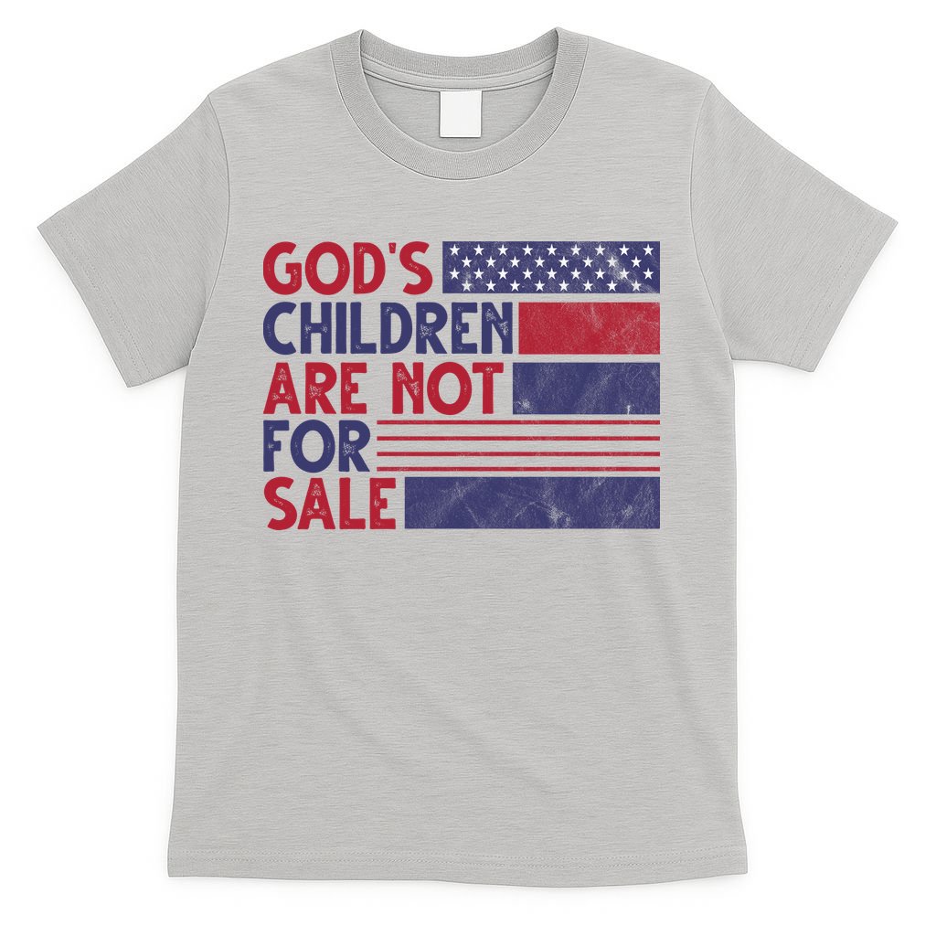 Gods Children Are Not For Sale USA Awareness T-Shirt