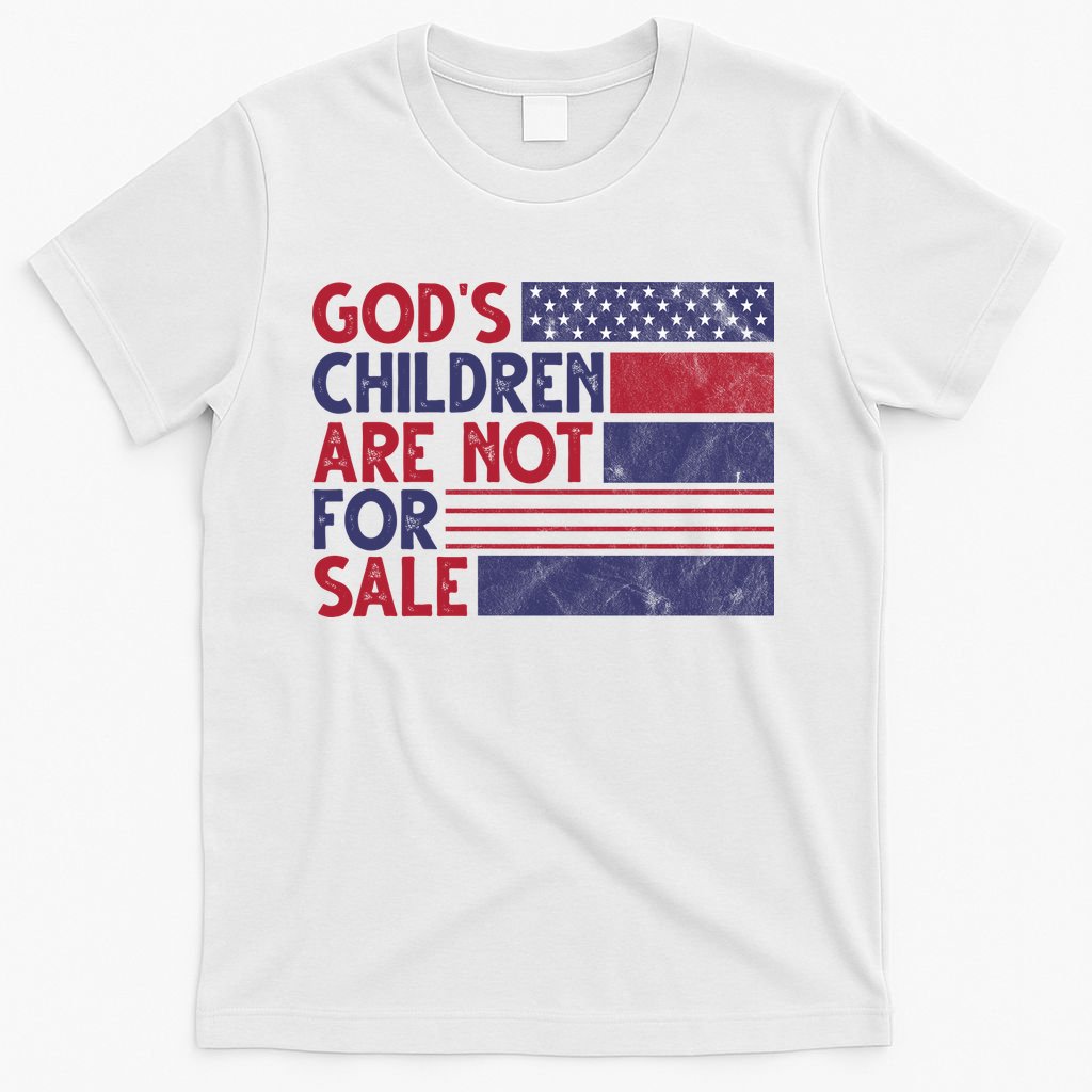 Gods Children Are Not For Sale USA Awareness T-Shirt