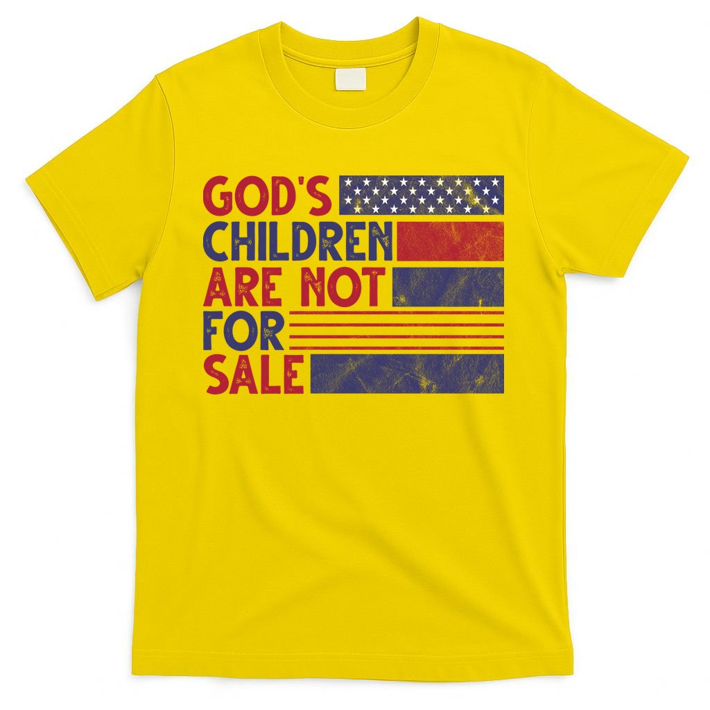 Gods Children Are Not For Sale USA Awareness T-Shirt