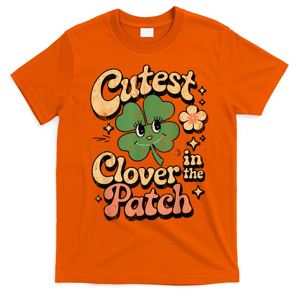 Girl Cutest Clover In The Patch Baby St Patricks Day Gift T-Shirt