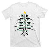 Guns Christmas Tree Xmas Veteran T-Shirt