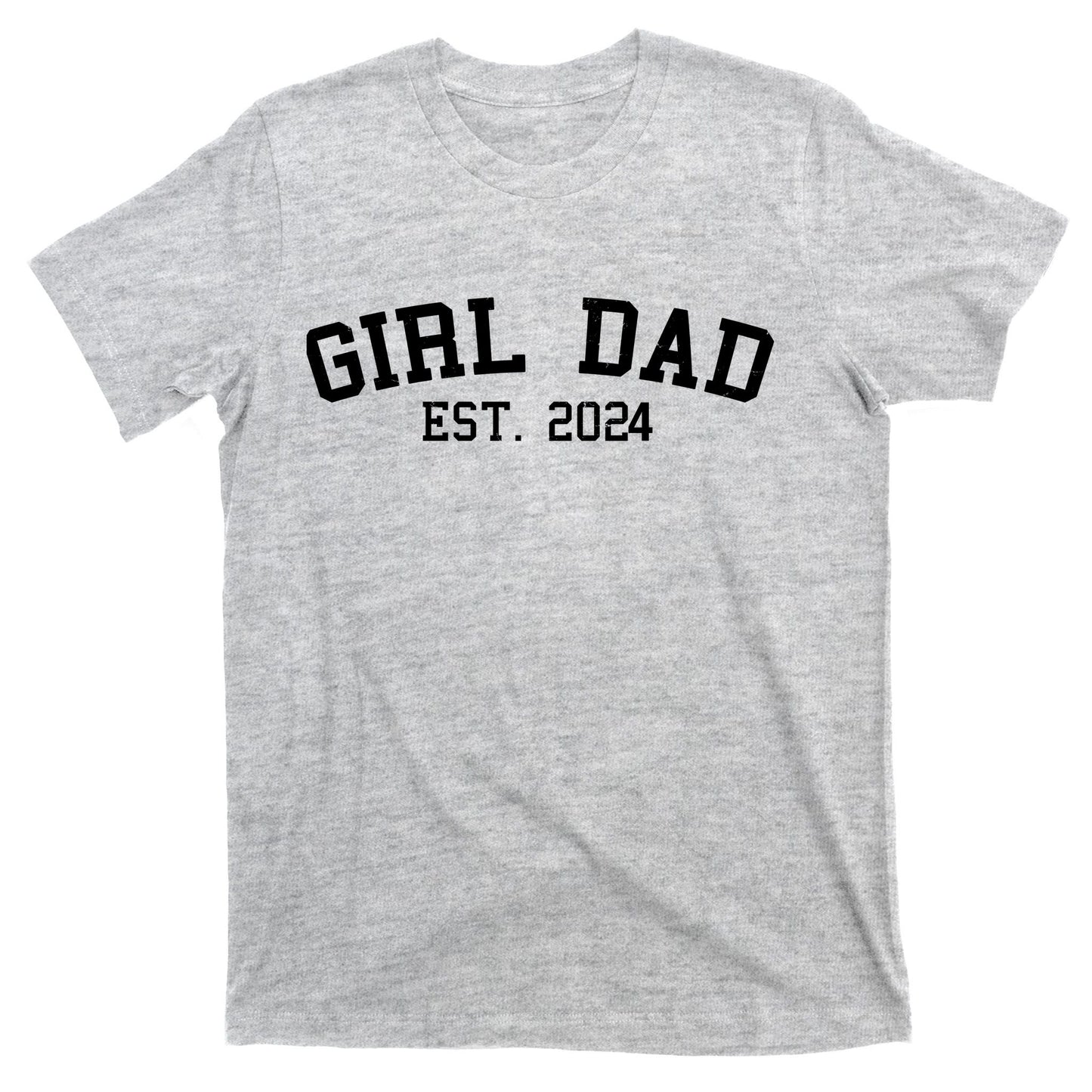 Girl Dad Est 2024 Celebrating New Baby Dad T-Shirt